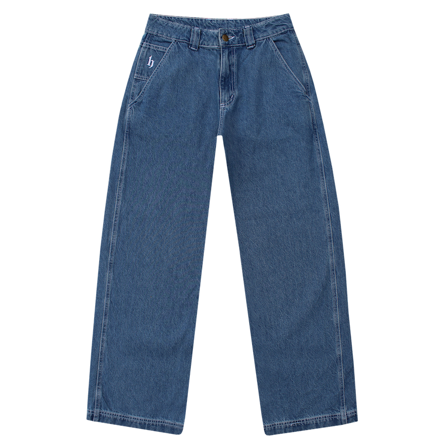 Baggy Jean Regular Azul Claro