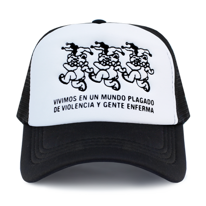 TRUCKER OSOS NEGRO/BLANCO