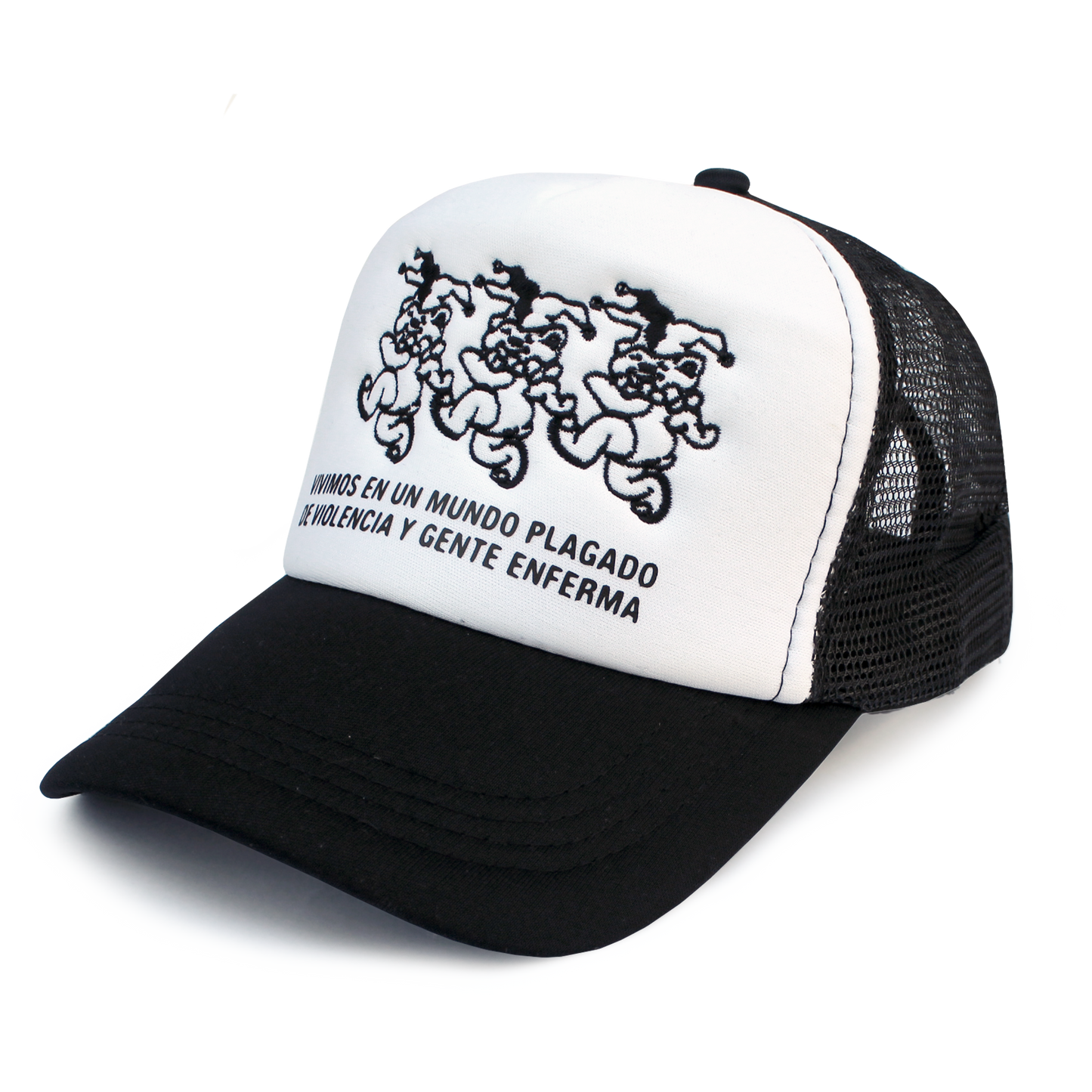 TRUCKER OSOS NEGRO/BLANCO