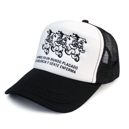 TRUCKER OSOS NEGRO/BLANCO